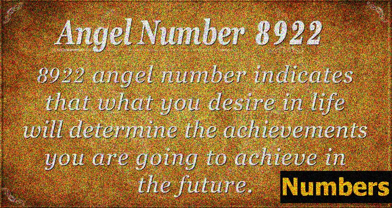 8922 andělské číslo