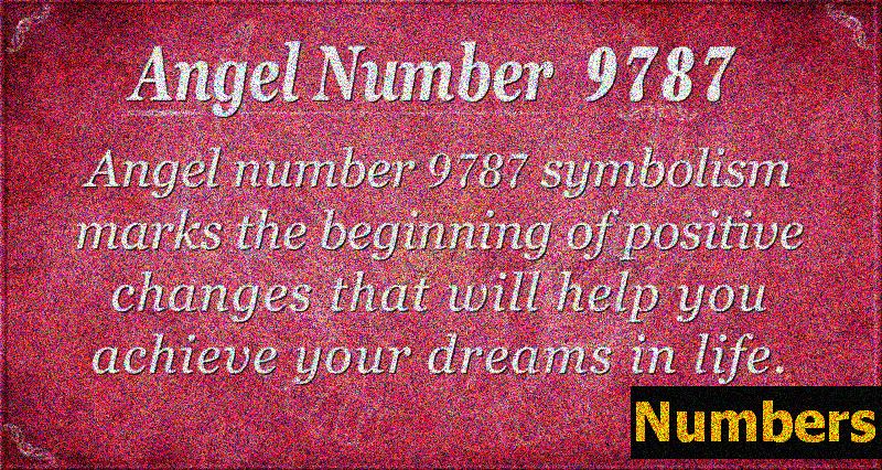 Angel številka 9787