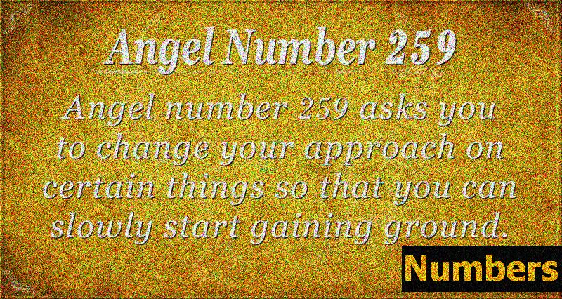 천사 번호 259 의미