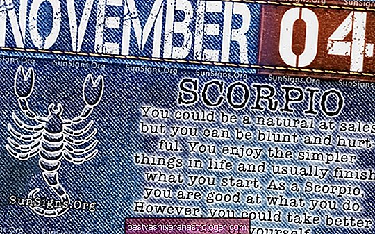 4. november Fødselsdag Horoskop 2018-2019