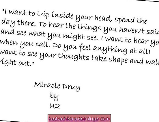 Miracle Drug (U2) - Tekster