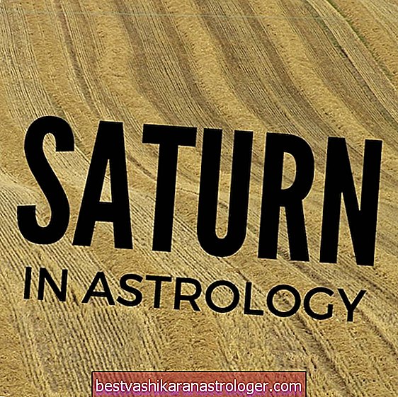 Trova il tuo segno di Saturno in Astrologia: tabelle