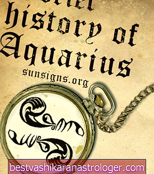 En kort historie om Aquarius Zodiac Sign